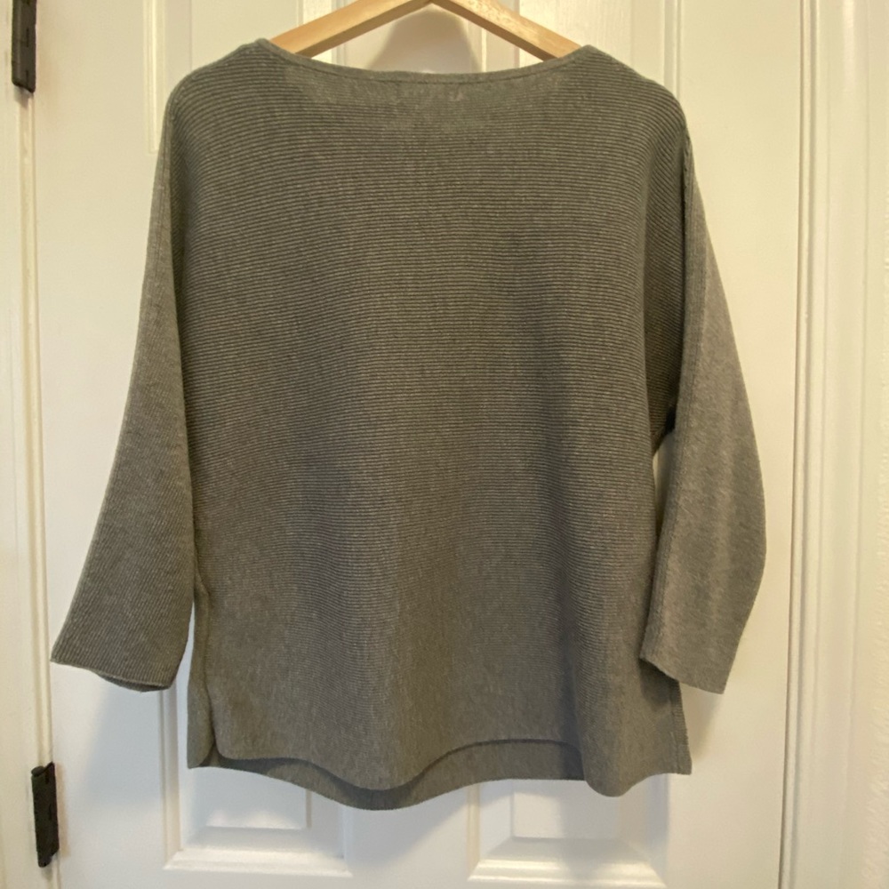 Knit grey light sweater